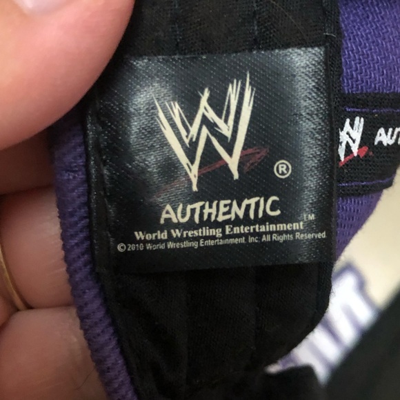 WWE John Cena Purple Yellow U Can't See Me Adjustable Baseball Cap Hat - Picture 5 of 5